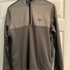 Callaway Charcoal Quarter-Zip Top